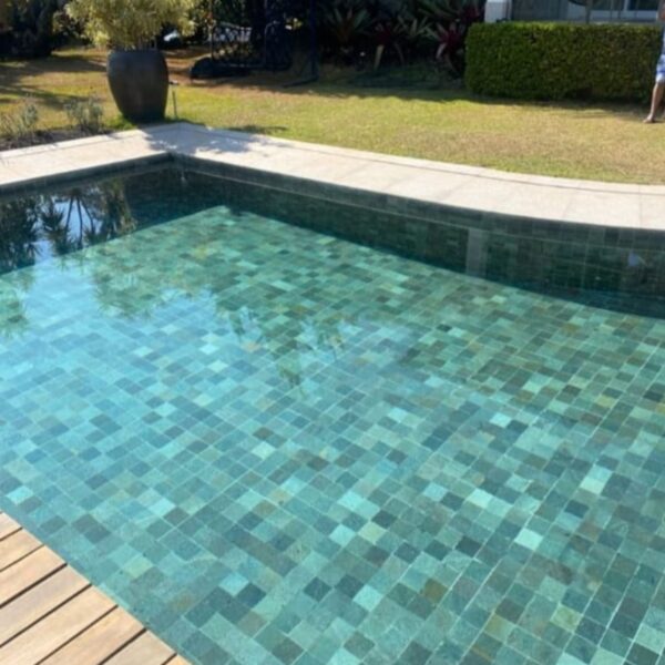 Acqua Verde Fundo de Piscina 10x10cm